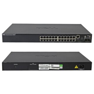 Dell PowerConnect 5524 02GPFC 24-Port Stackable Gigabit Ethernet Switch 2x SFP+ 2x Mini GBICs
