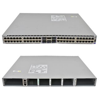 Arista DCS-7160-48TC6 48-Port 10G RJ45 Ethernet Switch 6x 100G QSFP w/o Fans PSUs housing bent