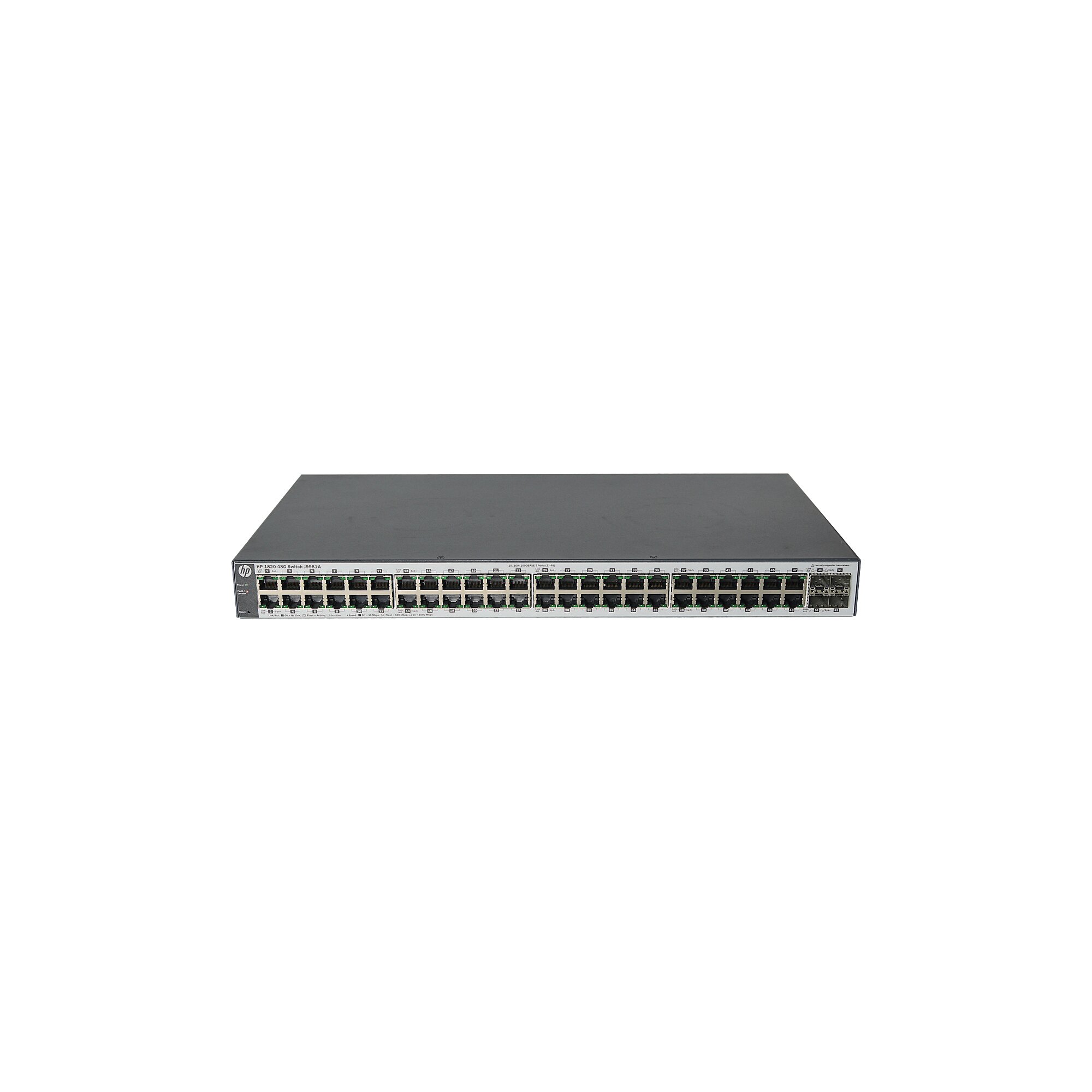HP 1820-48G J9981A 48-Port Gigabit Ethernet Switch 4x SFP - Piospartslap