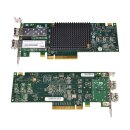 Lenovo IBM 01KR609 2-Port 16G SFP+ FC NIC PCIe x8 LP 2x Mini GBICs