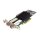 Lenovo IBM 01KR609 2-Port 16G SFP+ FC NIC PCIe x8 LP 2x Mini GBICs