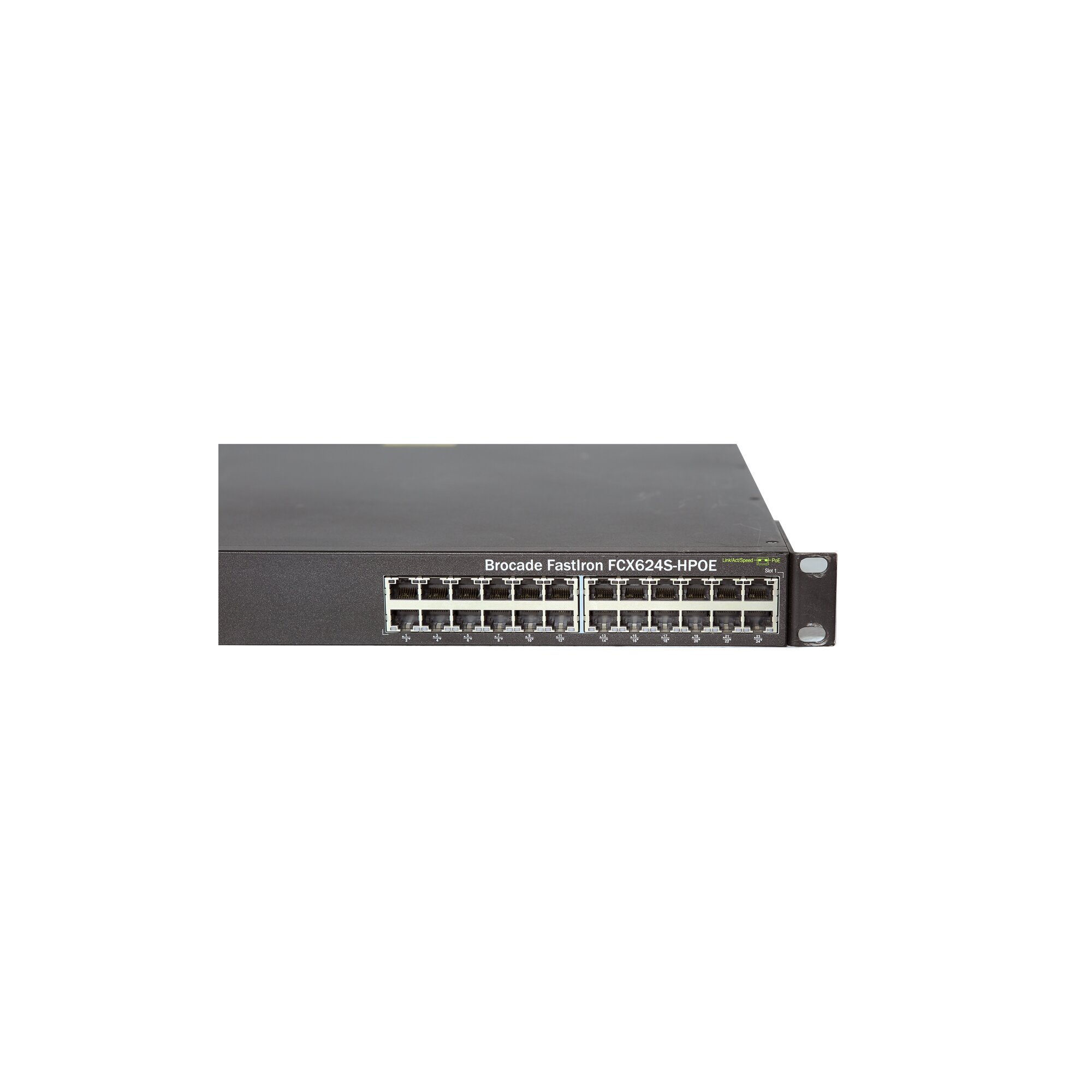Brocade FastIron FCX624S-HPOE 80-1002387-04 24-Port PoE Gigabit ...
