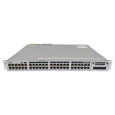Cisco Catalyst WS-C3850-48F-E 48-Port PoE+ Stackable Gigabit Ethernet Switch + Modul C3850-NM-2-10G 2 mini GBICs