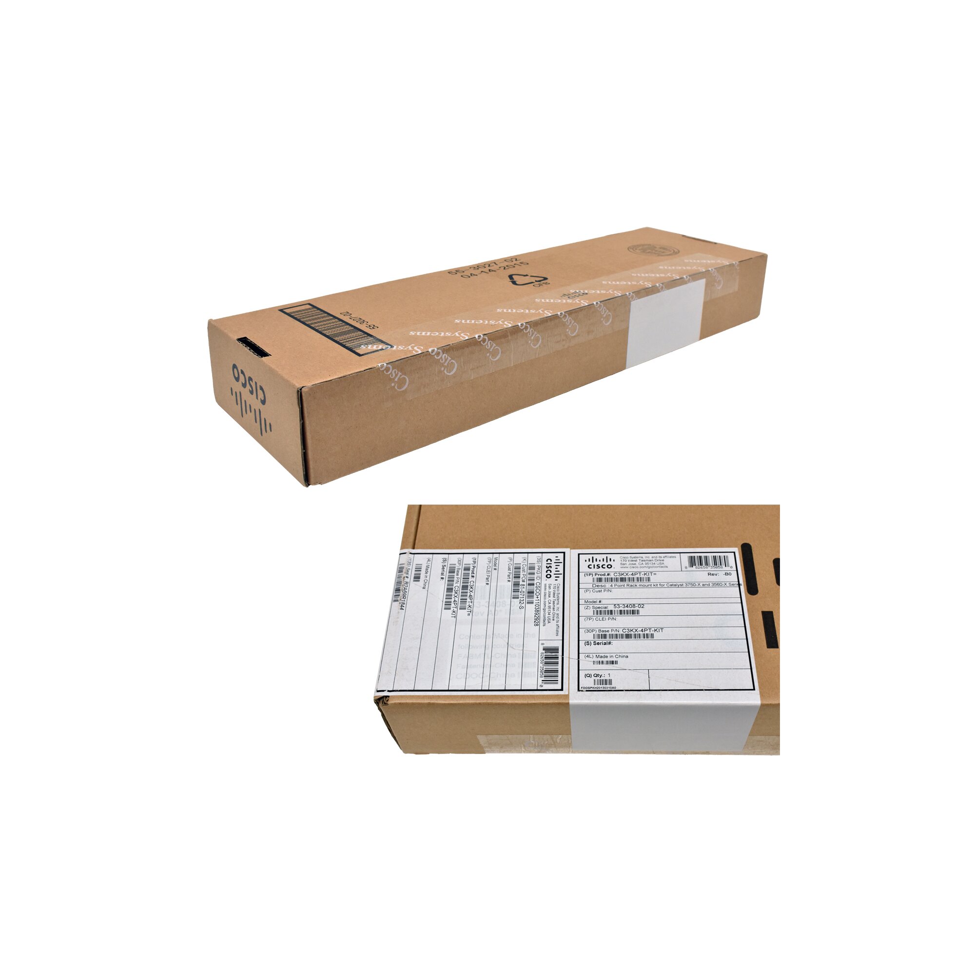Cisco C3KX-4PT-KIT= kit di fissaggio