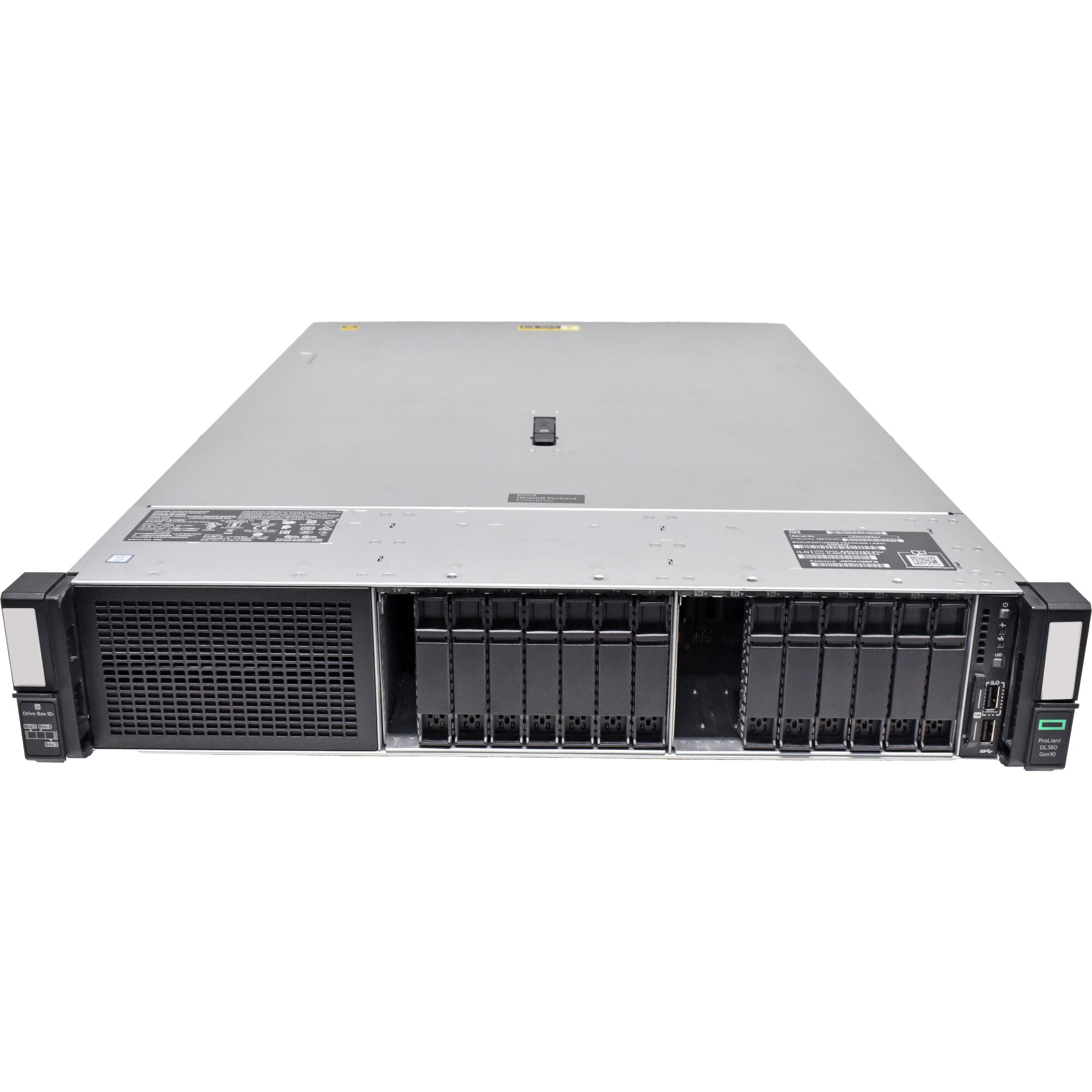 HP ProLiant DL380 G10 2U No CPU No PC4 RAM 2x Heatsink CPU 8x SFF 2,5 E208i-a