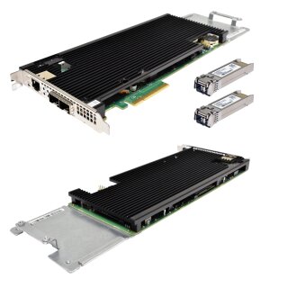 Huawei IT21SHSA2 03032UPF SD100-Smart NIC Dual-Port SFP+ PCIe 3.0 x8 FP + mini GBICs