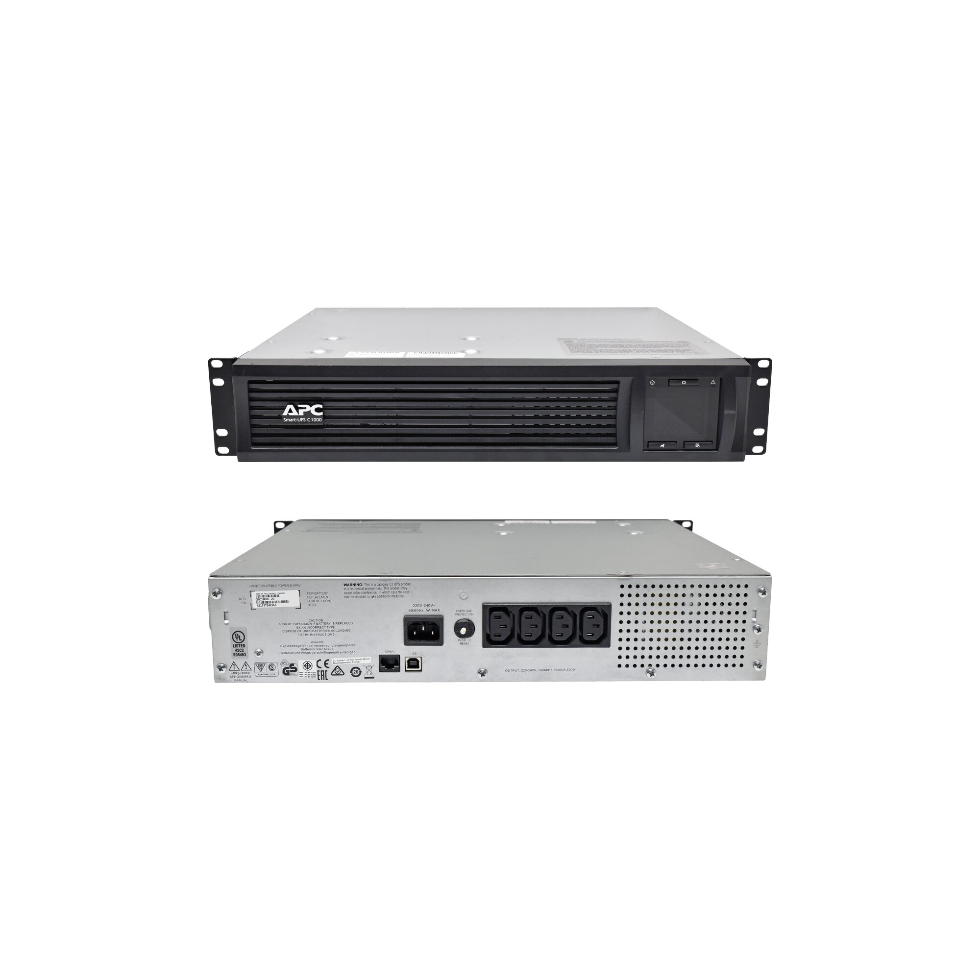 APC Smart-UPS C1000 SMC1000I-2U 1000VA LCD - Piospartslap