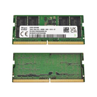 SKhynix 16GB 1Rx8 PC5-4800B HMCG78MEBSA092N SO-DIMM DDR5