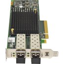 Dell Emulex LightPulse 001JFY LPE32002 Dual-Port 32G FC HBA PCIe x8 LP + GBICs