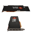 Dell Grafikkarte AMD FirePro W7100 8GB GPU Schwarz Full Profile 0KVMT4