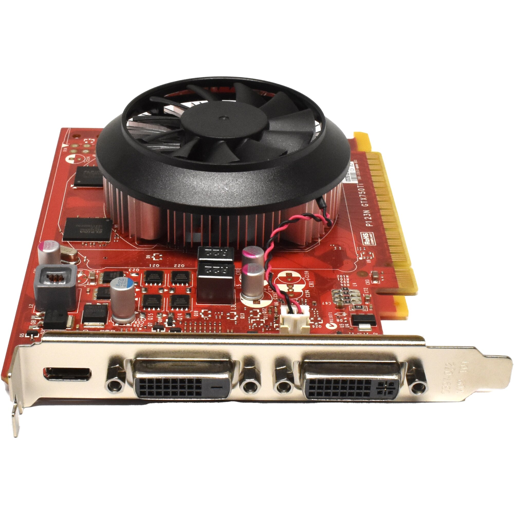 Dell Nvidia GeForce GF GTX 750 TI GPU 2GB GDDR5 Mini HDMI DVI PCIE