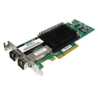 IBM 5287 Emulex OCE11102 Dual-Port 10Gb FC SFP+ PCIe x8 Converged Network Adapter LP 74Y3458