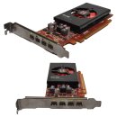 Dell Grafikkarte AMD FirePro W4100 2GB 4x Mini DP PCI-E 025D14 C755 Full-Profile