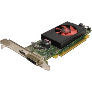 Dell AMD Radeon HD8490 Grafikkarte 1GB GDDR3 DP DVI PCIe x16 07W12P C553 FP