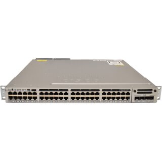 Cisco Catalyst WS-C3850-48F-L 48-Port PoE+ C3850-NM-2-10G Module GE Switch