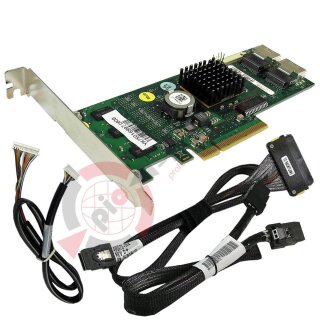 Fujitsu Primergy 8 Kanal RAID-Controller SAS PCI-E X8 D2516-C11 GS1 +3x Kabel