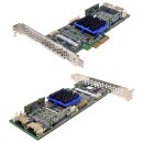 Adaptec ASR-3805/128MB TCA-00288-03-B Duo-Port MiniSAS SFF-8087 PCIe x4 RAID Controller Card FP