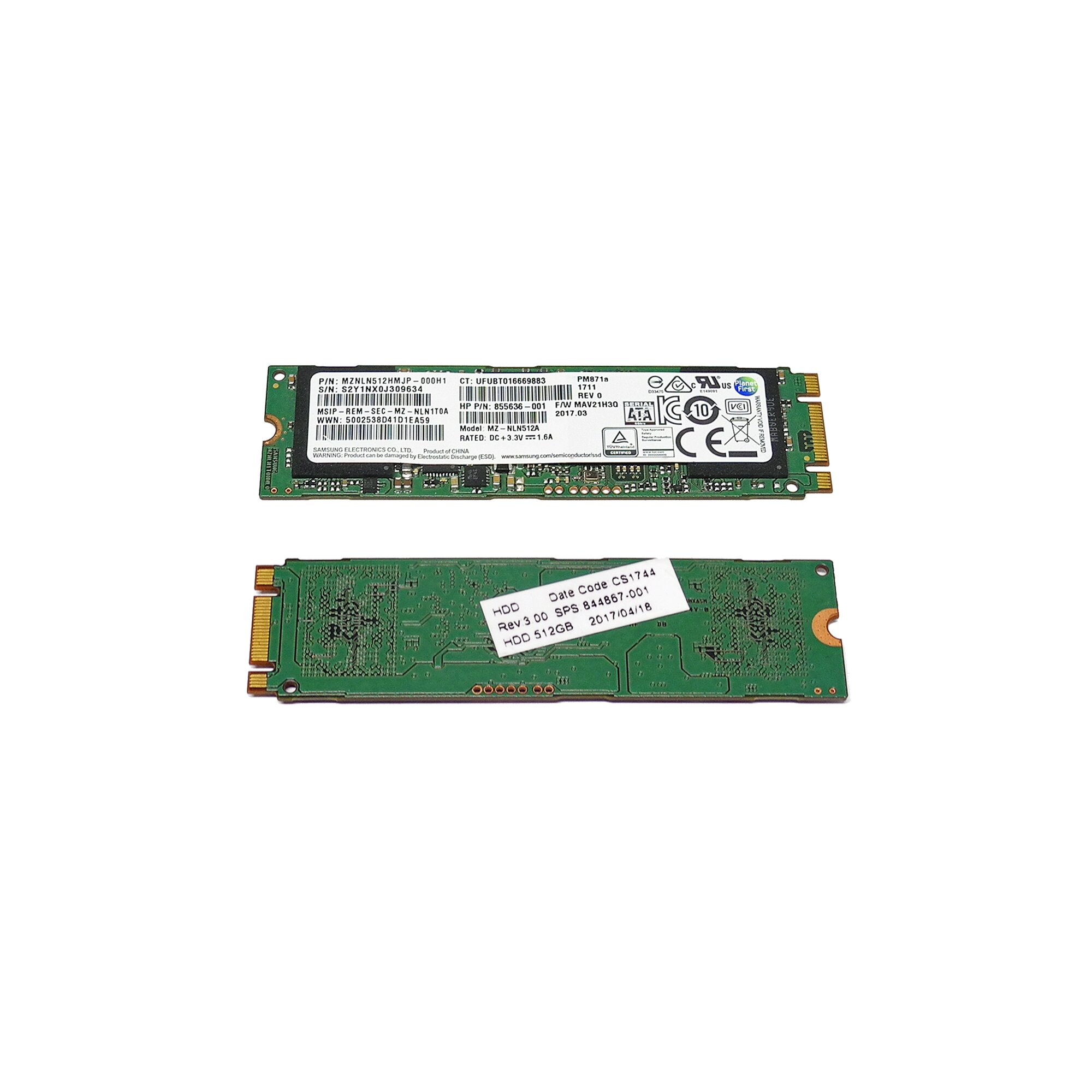 SAMSUNG SSD SATA 512GB m.2 MZ-NLN512A 【公式通販】