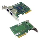 Fujitsu Primergy 2-Port PCIe x4 Gigabit Ethernet Netzwerkkarte D2735-A12 GS2 LP