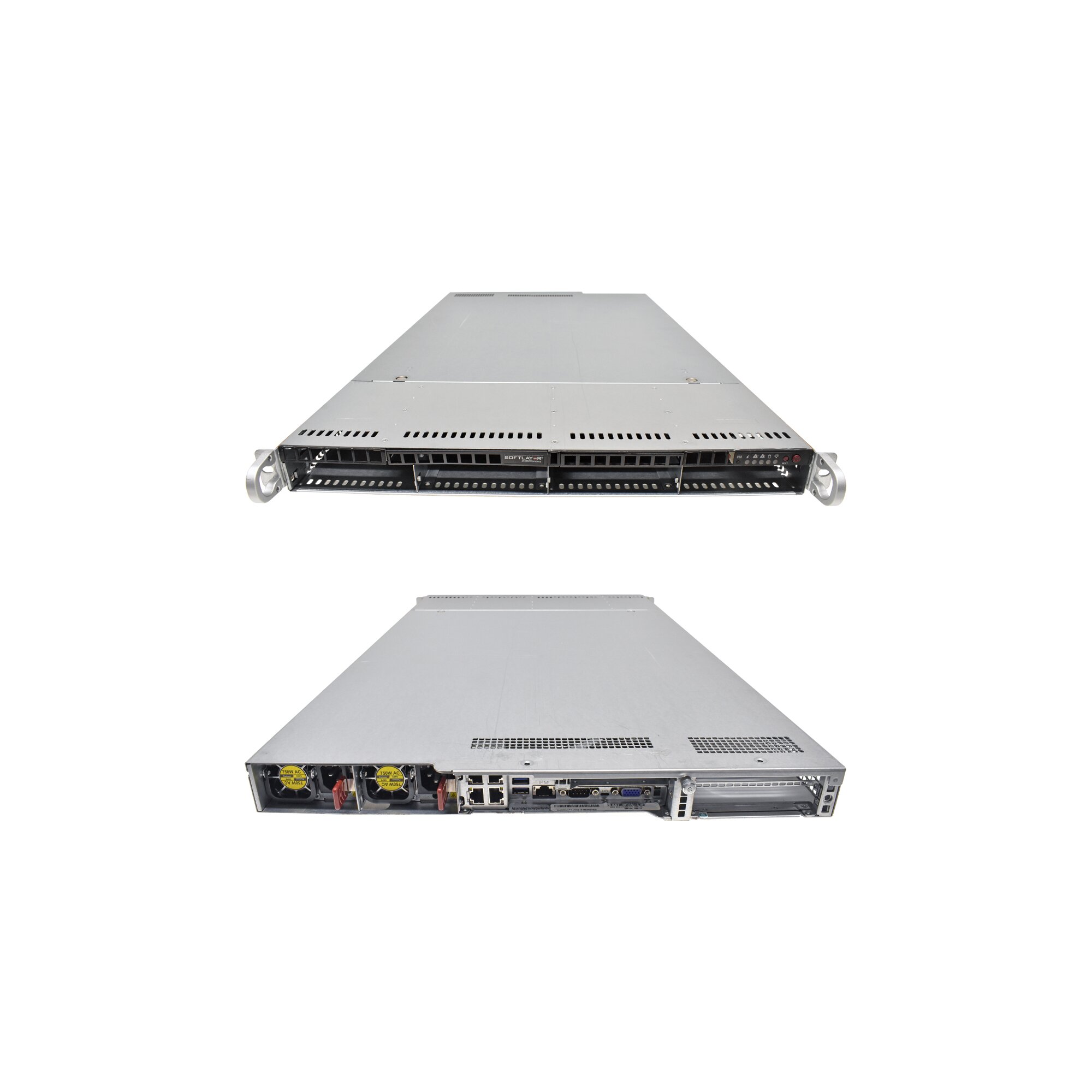 Supermicro CSE-819U Server 1U X10DRU 2xE5-2650 V4 32GB RAM 4xLFF LSI ...