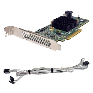 LSI Mega RAID Controller SAS 9341-4i H3-25486-00G 12G PCIe 3.0x8 FP + Kabel