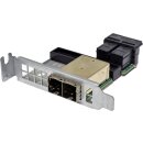 Supermicro AOM-SAS3-8I8E-LP Duo-Port MiniSAS HD intern to extern Adapter + Kabel