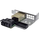 Supermicro AOM-SAS3-8I8E-LP Duo-Port MiniSAS HD intern to extern Adapter + Kabel