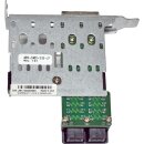 Supermicro AOM-SAS3-8I8E-LP Duo-Port MiniSAS HD intern to extern Adapter + Kabel