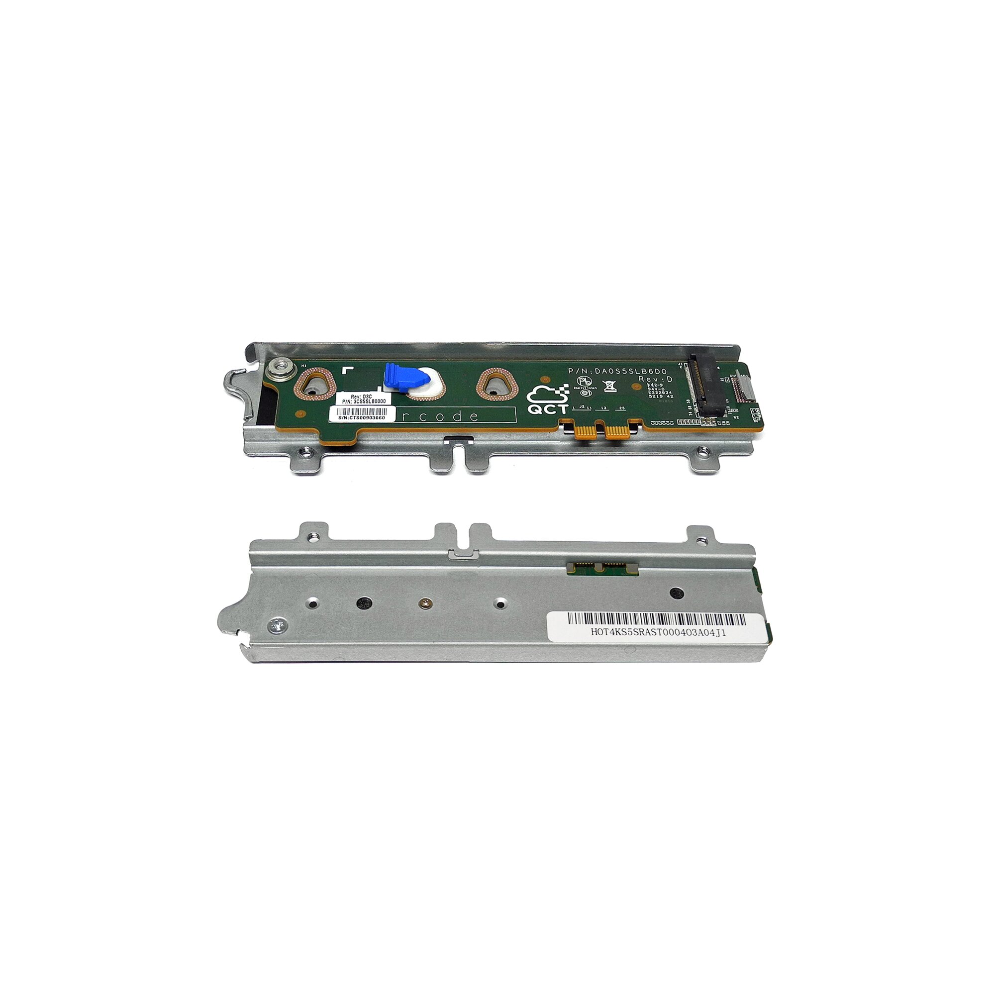 Quanta Gpu Riser Module Quanta QCT Riser Board PCIe x1 3.0 for QuantaPlex Node T42S-2U ...