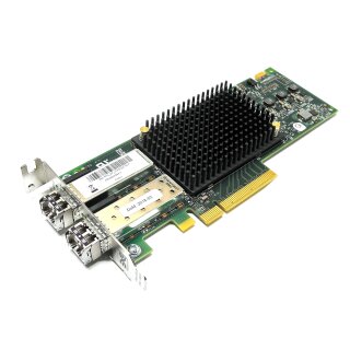 Emulex Fujitsu LPe3202-M2-F 2x 32Gb/s PCIe x8 FC Gbic P011324-21G A3C40201684 LP