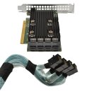 DELL Extender Expansion NVMe U.2 PCIe x 16 SAS RAID Controller für R730, R73xd, R930 0P31H2
