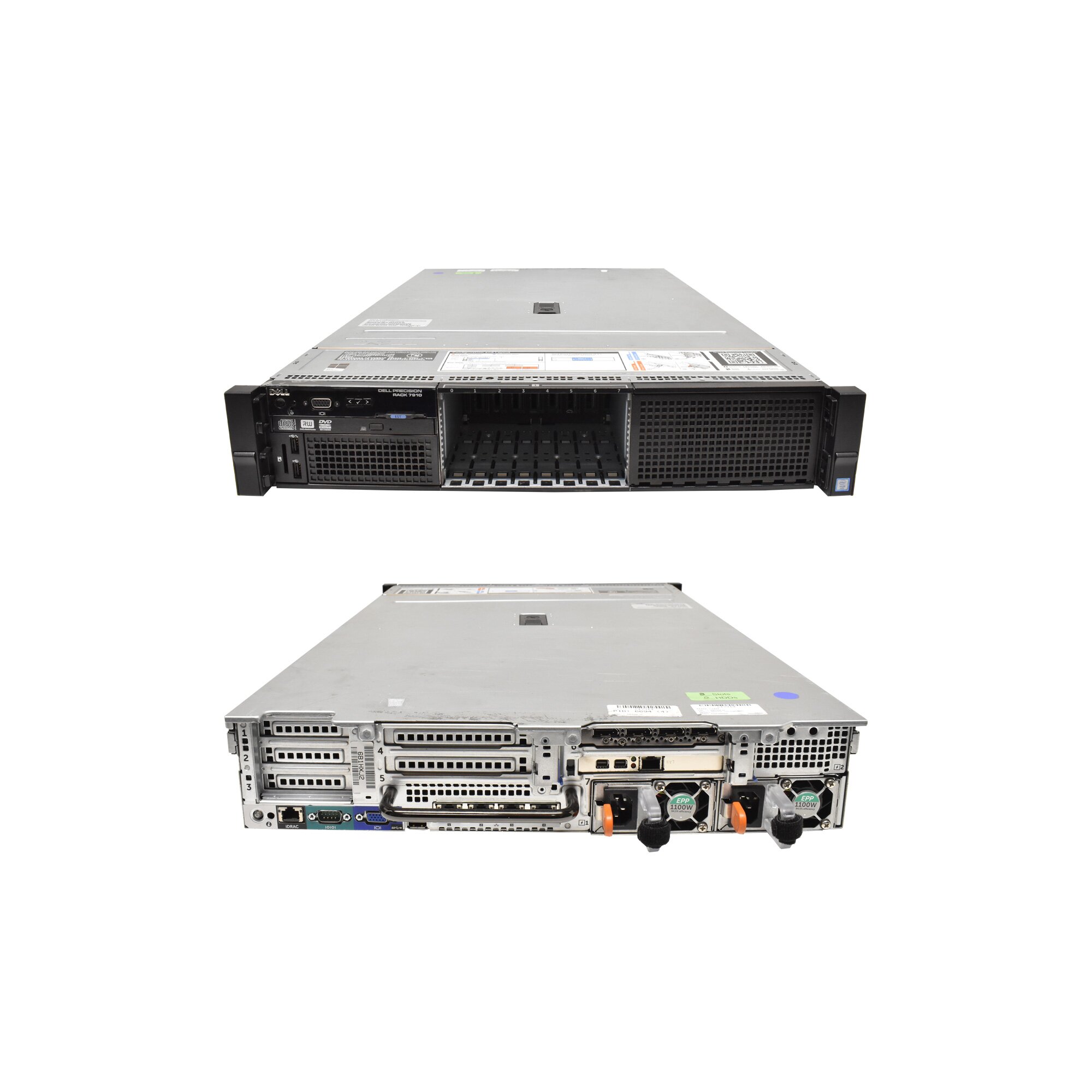 Dell Xe Rack Dell Precision Rack 7910 WorkStation 2x E5-2630 v4 CPU 64GB PC4 M4000 ...