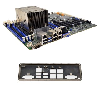 Supermicro CSE-216 CSE-847 Single Socket Mainboard X10SRH-CLN4F LGA 2011 8x DDR4 + Heat Sink