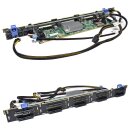 DELL PowerEdge R630 SAS Backplane Assembly 10x2.5” 03XTYM 022VC9 0HRKY6 3x Kabel