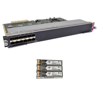 Cisco WS-X4712-SFP-E 12-Port SFP 1GE Module für Cisco Catalyst 4500E Series + Mini GBICs