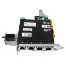 DELL 4-Port GbE Daughter Card 0R1XFC +Riser Card 08PX9W for PowerEdge R720 R730