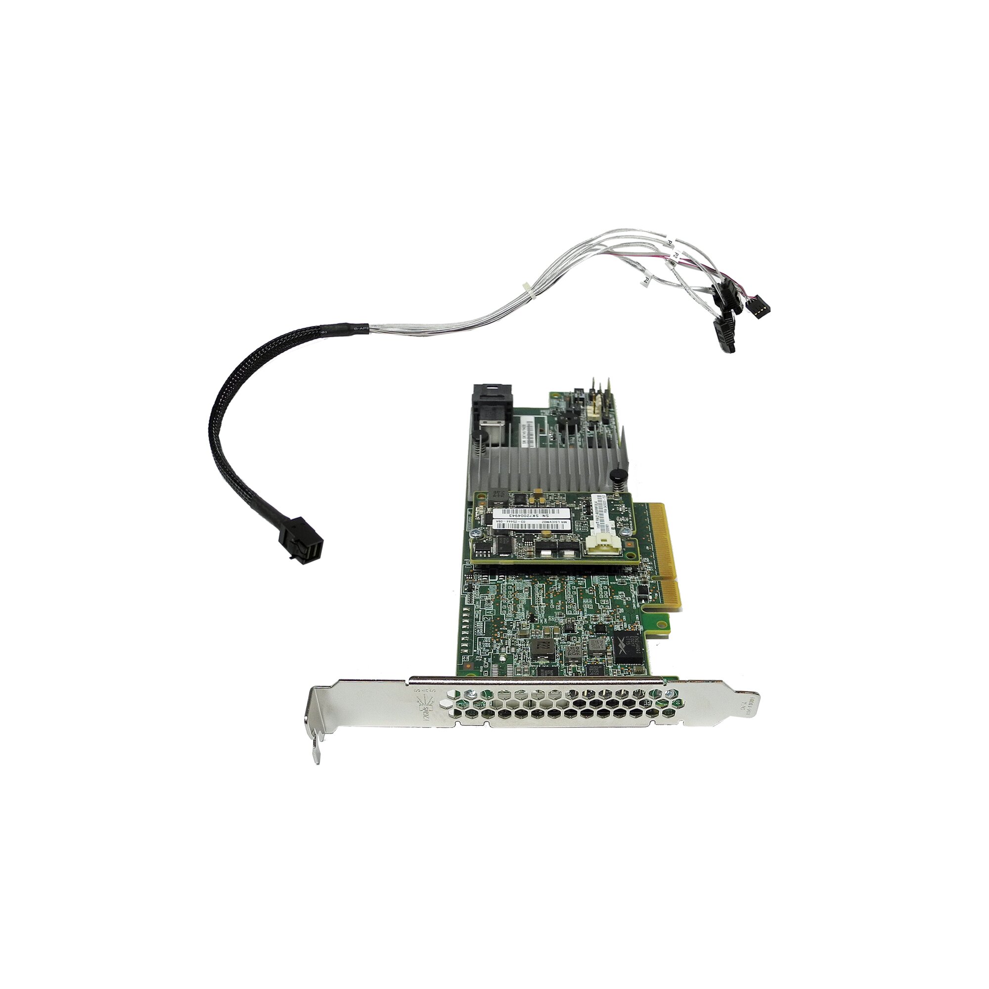 Intel RAID RS3DC040 SAS/SATA 12Gb PCIe x8 3.0 RAID Controller + SAS