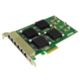 HOTLAVA Shasta 12G6 6-Port Gigabit Ethernet PCIe x4 Netzwerkkarte PN 6C12420A2