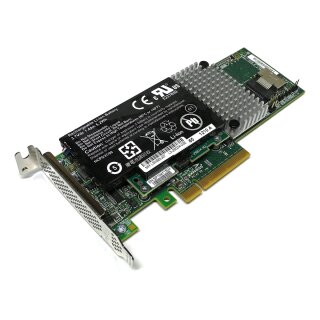 LSI 3ware 9750-4i 6Gb/s PCIe x8 SAS / SATA RAID Controller + BBU L3-25239-23A LP