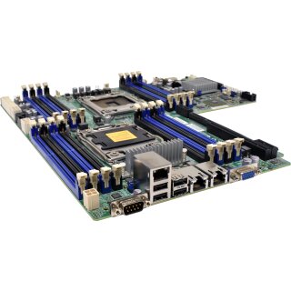 Supermicro Mainboard X9DRW-iF 2x LGA 2011 Socket no CPU no heatsink