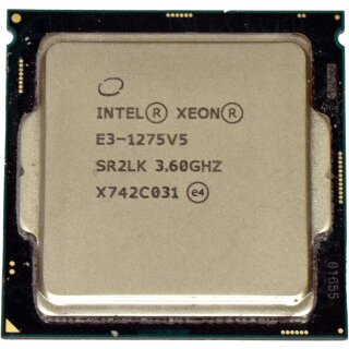 Intel Xeon Processor E3-1275 V5 Quad Core 3.60GHz 8MB Cache LGA1151 SR2LK