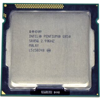 Intel Pentium Processor G850 Dual Core 2.90GHz 3MB Cache LGA1155 SR05Q