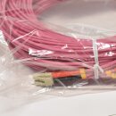 10 x Corning OM4 Duplex FIBER Patch Kabel Cord Pink LSZH LC/LC-30m NEU