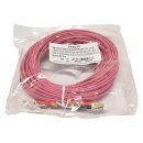 5x Corning OM4 Duplex FIBER Patch Cord Kabel Pink LSZH...