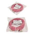 5x Corning OM4 Duplex FIBER Patch Cord Kabel Pink LSZH LC/LC-20m NEU
