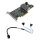 LSI MegaRAID SAS 9361-4i 4-Port 12Gb/s PCIe x8 RAID Controller 03-25420-12A/B +Cable LP