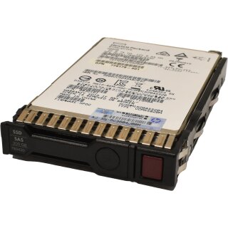 HP SSD 200GB SAS 12G MO0200JEFNV 780430-001 mit Rahmen DL G8 G9 G10