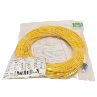 Corning Duplex Jumper LC-LC G652D 40m LSZH gelb 2.0mm NEW NEU
