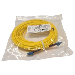 Corning OS2 Duplex FIBER Patch Cord LSZH LC/LC 20m NEW NEU