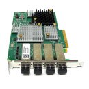 DELL Emulex LPE12004 Quad-Port 8Gb PCIe x8 FC Server Adapter 0TF67T +4x SFP+